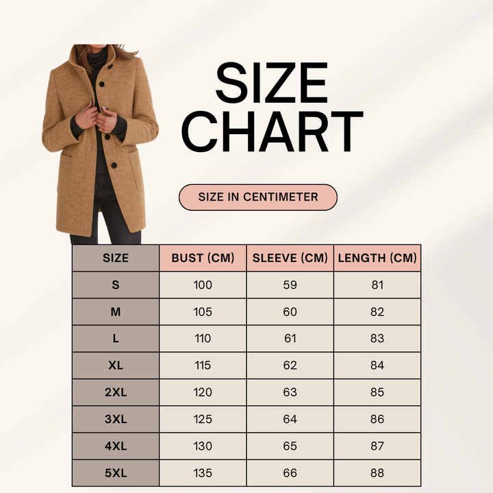 Madeline™ | Women's Coat With High Collar