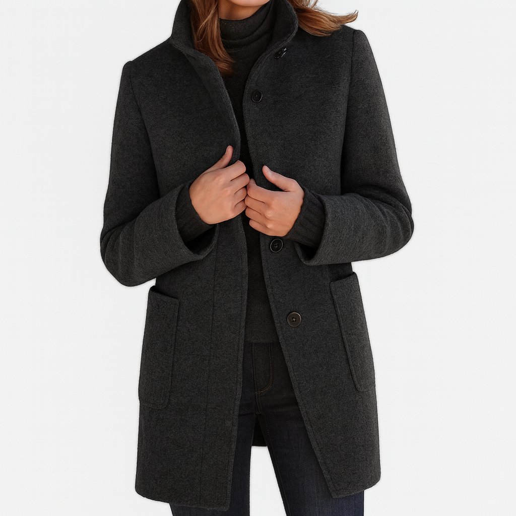 Madeline™ | Women's Coat With High Collar