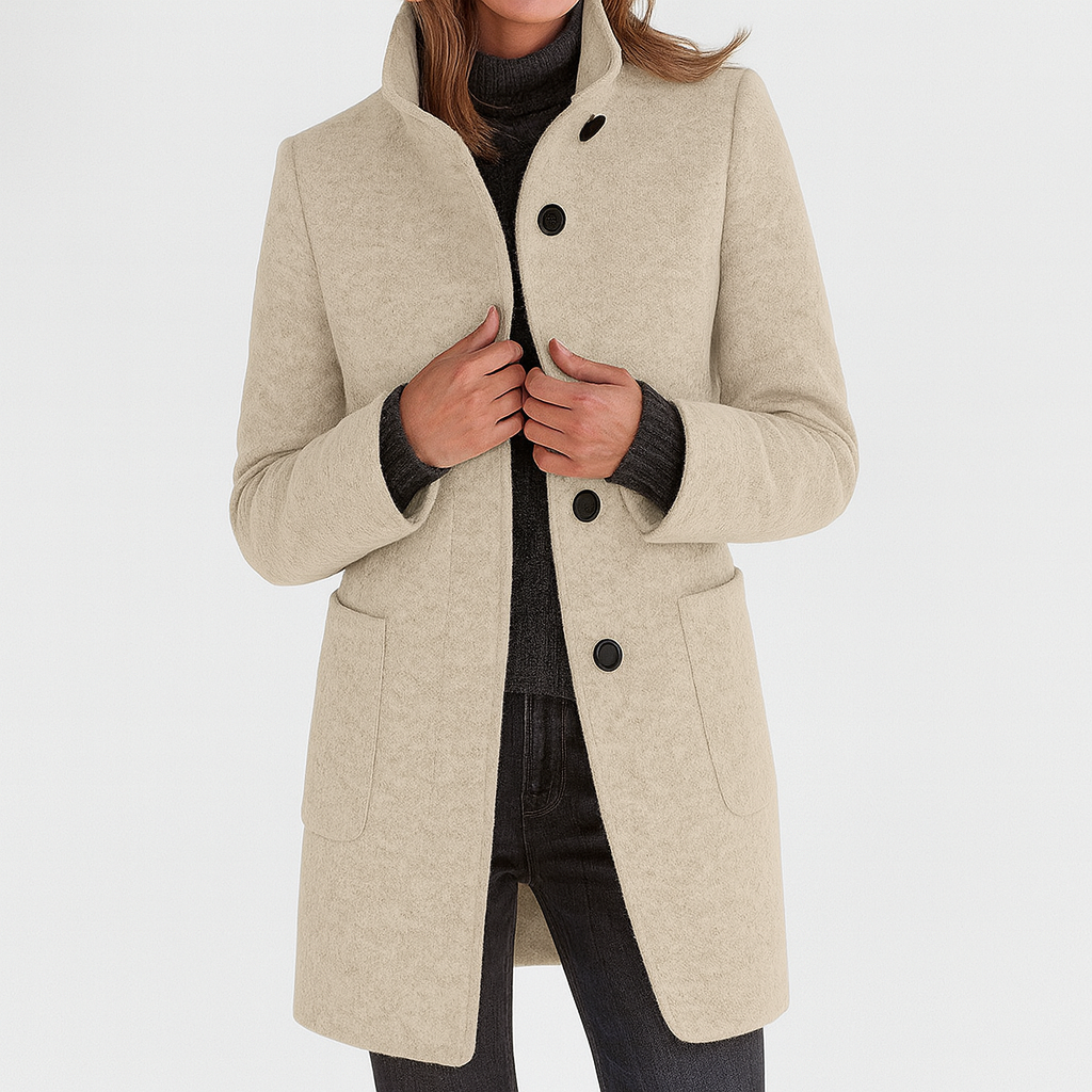 Madeline™ | Women's Coat With High Collar