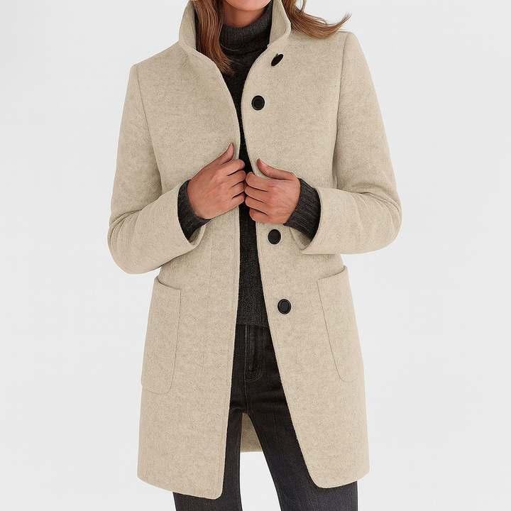 Madeline™ | Women's Coat With High Collar