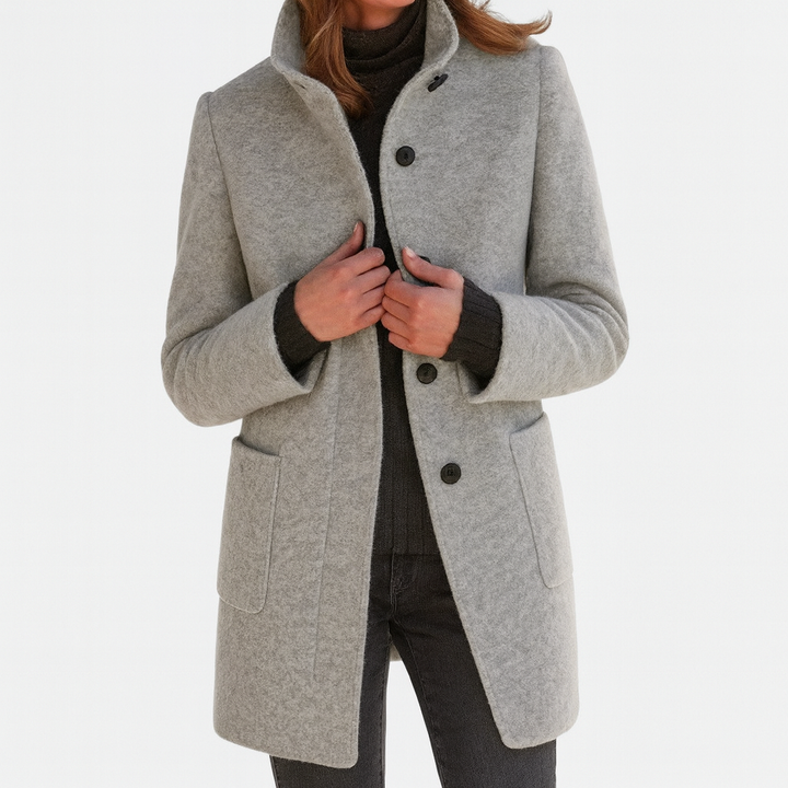 Madeline™ | Women's Coat With High Collar