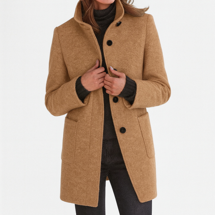 Madeline™ | Women's Coat With High Collar